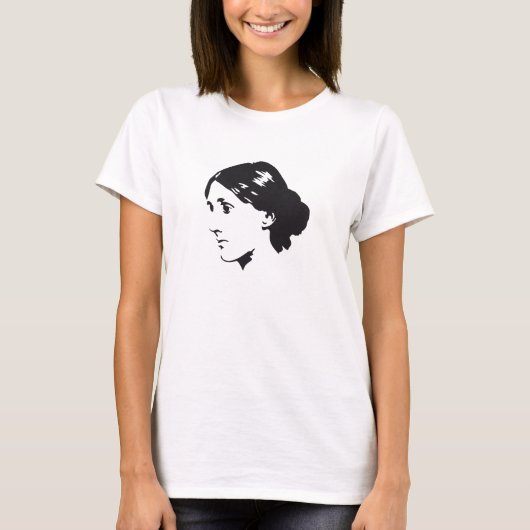 Porträt Virginias Woolf T-Shirt (Vorderseite)