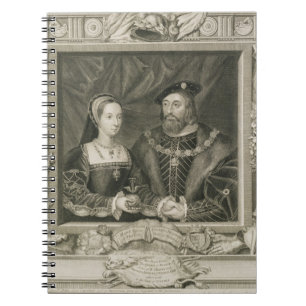 Porträt von (1496-1533) Königin Marys Frankreich Notizblock