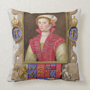 Porträt von (1507-36) 2. Königin Anne Boleyn Hen Kissen