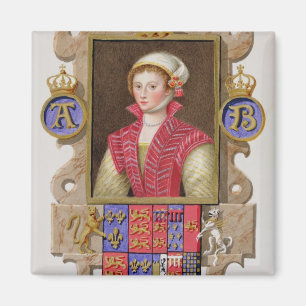 Porträt von (1507-36) 2. Königin Anne Boleyn Henne Magnet