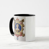 Porträt von (1512-48) 6. Königin Catherine Parrs Tasse (Vorderseite Links)