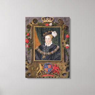 Porträt von (1537-53) König Edward-VI England, a Leinwanddruck