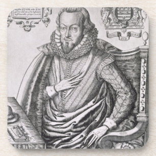 Porträt von (1563-1612) 1. Grafen Roberts Cecil S Getränkeuntersetzer