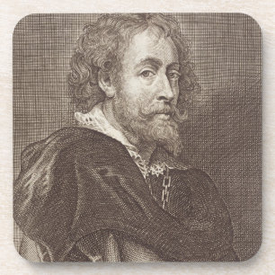 Porträt von (1577-1640) Platte 30 Peter Paul Getränkeuntersetzer