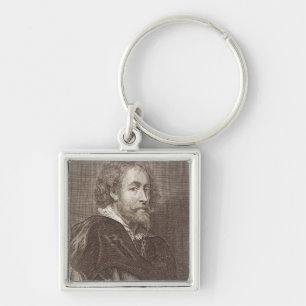 Porträt von (1577-1640) Platte 30 Peter Paul Schlüsselanhänger