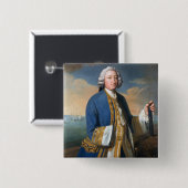Porträt von (1709-87) Holding Kapitän-David Brodie Button (Vorne & Hinten)
