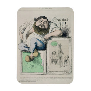 Porträt von (1819-77) Illustration Gustave Magnet