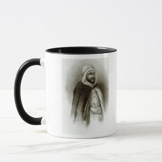 Porträt von Abdelkader Tasse (Links)