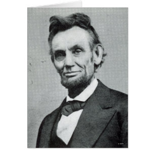 Porträt von Abe Lincoln 1