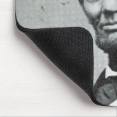 Porträt von Abe Lincoln 1 Mousepad (Ecke)