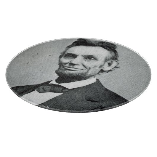 Porträt von Abe Lincoln 1 Schneidebrett (Ecke)