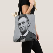 Porträt von Abe Lincoln 1 Tasche (Von Nahem)