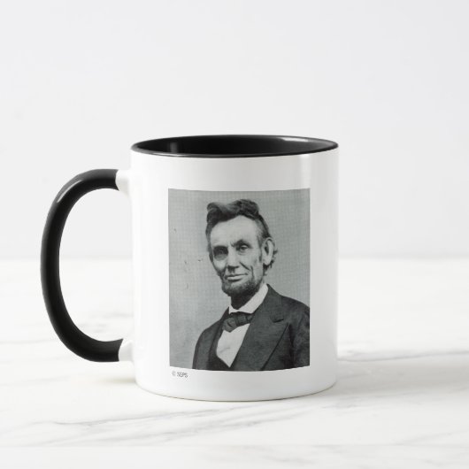 Porträt von Abe Lincoln 1 Tasse (Links)