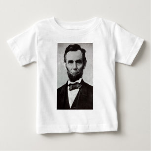 Porträt von Abe Lincoln 2 Baby T-shirt