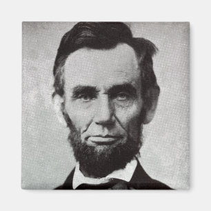 Porträt von Abe Lincoln 2 Magnet