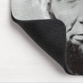 Porträt von Abe Lincoln 2 Mousepad (Ecke)