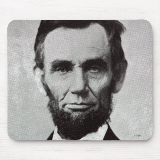 Porträt von Abe Lincoln 2 Mousepad (Vorne)