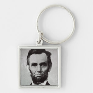 Porträt von Abe Lincoln 2 Schlüsselanhänger