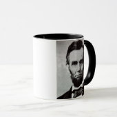 Porträt von Abe Lincoln 2 Tasse (VorderseiteRechts)