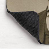 Porträt von Abraham Lincoln (1809-65) (b/w Foto) Mousepad (Ecke)