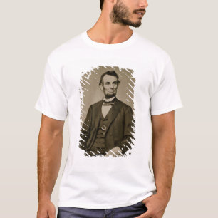 Porträt von Abraham Lincoln (1809-65) (b/w Foto) T-Shirt