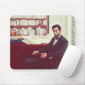 Porträt von Abraham Lincoln Mousepad (Mit Mouse)