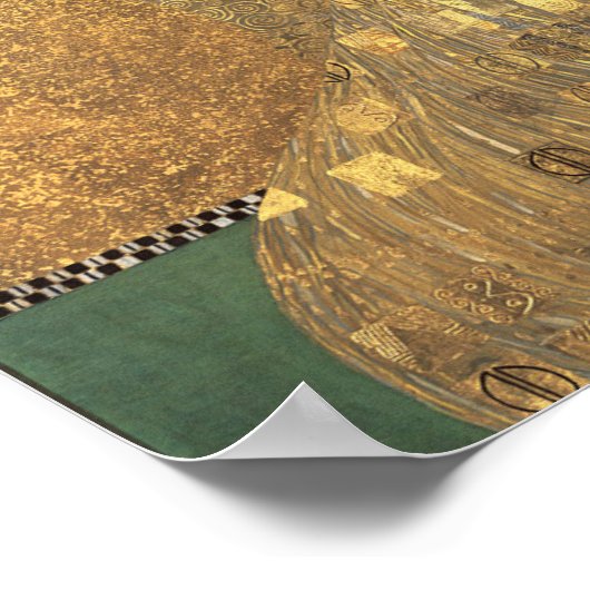 Porträt von Adele Bloch-Bauer 1, Kunst Klimt Poster (Ecke)