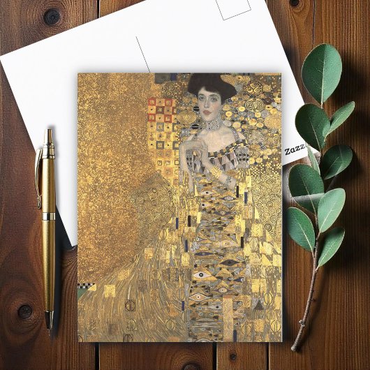 Porträt von Adele Bloch-Bauer 1, Kunst Klimt Postkarte