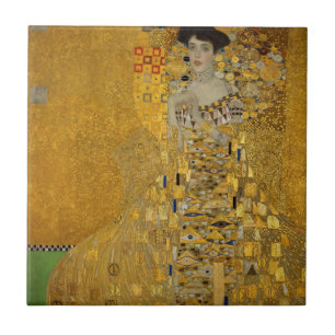Porträt von Adele Bloch-Bauer I von Gustav Klimt Fliese