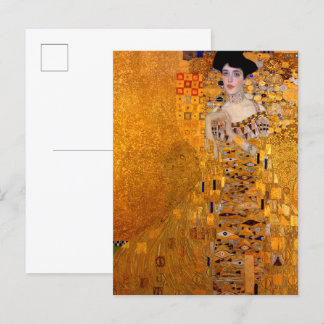Porträt von Adele Bloch-Bauer I von Klimt Einladungspostkarte