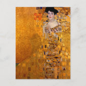 Porträt von Adele Bloch-Bauer I von Klimt Einladungspostkarte (Vorderseite)