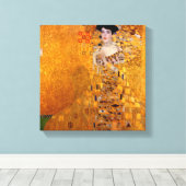 Porträt von Adele Bloch-Bauer I von Klimt Leinwanddruck (Insitu (Holzboden))