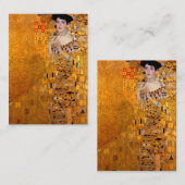 Porträt von Adele Bloch-Bauer I von Klimt Mitteilungskarte (Vorne/Hinten)