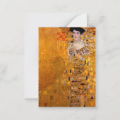 Porträt von Adele Bloch-Bauer I von Klimt Mitteilungskarte (Rückseite)