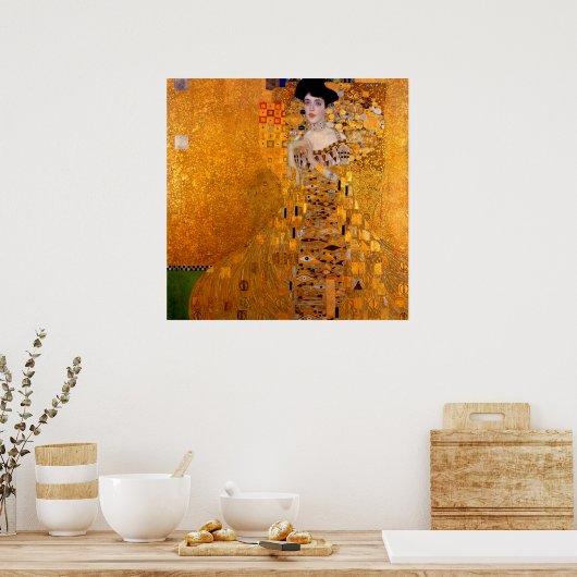 Porträt von Adele Bloch-Bauer I von Klimt Poster (Küche)
