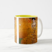 Porträt von Adele Bloch-Bauer I von Klimt Zweifarbige Tasse (VorderseiteRechts)