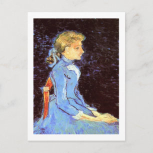 Porträt von Adeline Ravoux, Van Gogh Fine Art Postkarte