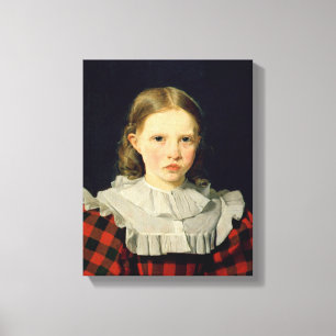 Porträt von Adolphine Kobke am 19. Juni 1832 Leinwanddruck