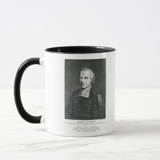 Porträt von Adrien Baillet Tasse (Links)
