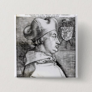 Porträt von Albert, Kardinals-Wähler von Mainz Button
