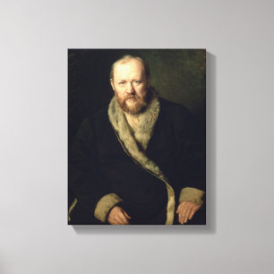 Porträt von Aleksandr Ostrovsky 1871 Leinwanddruck