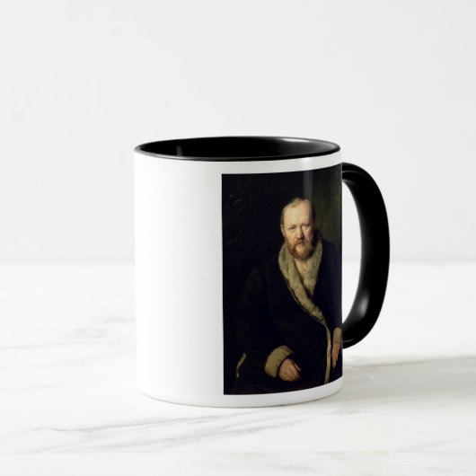 Porträt von Aleksandr Ostrovsky 1871 Tasse (VorderseiteRechts)