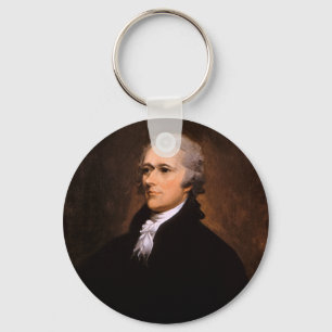 Porträt von Alexander Hamilton durch John Trumbul Schlüsselanhänger