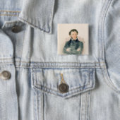 Porträt von Alexander Pushkin 1836 Button (Beispiel)
