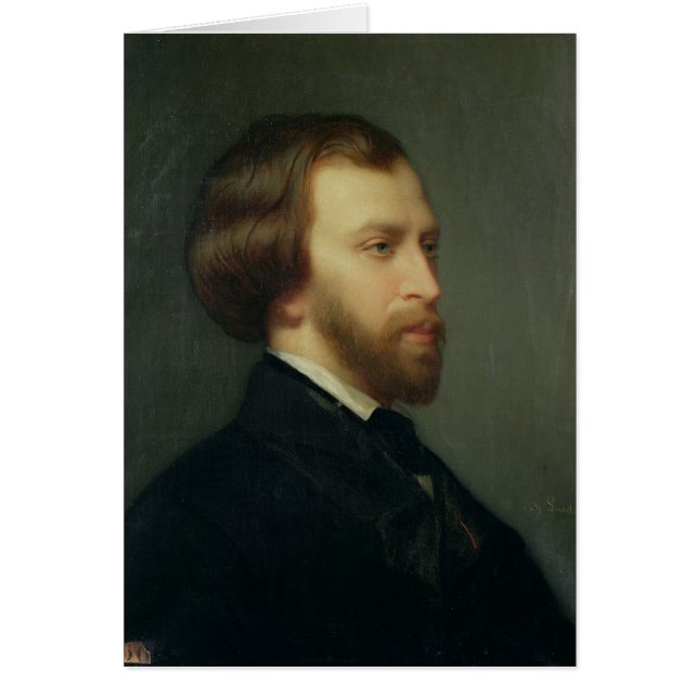 Porträt von Alfred de Musset (Vorne)
