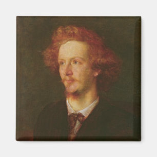 Porträt von Algernon Charles Swinburne 1867 Magnet