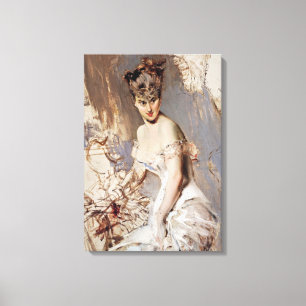 Porträt von Alice Regnault (von Giovanni Boldini) Leinwanddruck