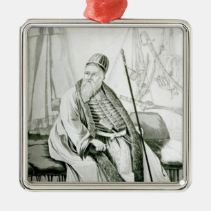 Porträt von AliPasha von Yannina Ornament Aus Metall