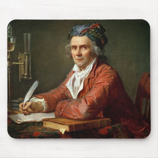 Porträt von Alphonse Leroy, 1783 Mousepad (Vorne)