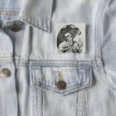 Porträt von Amerigo Vespucci Button (Beispiel)